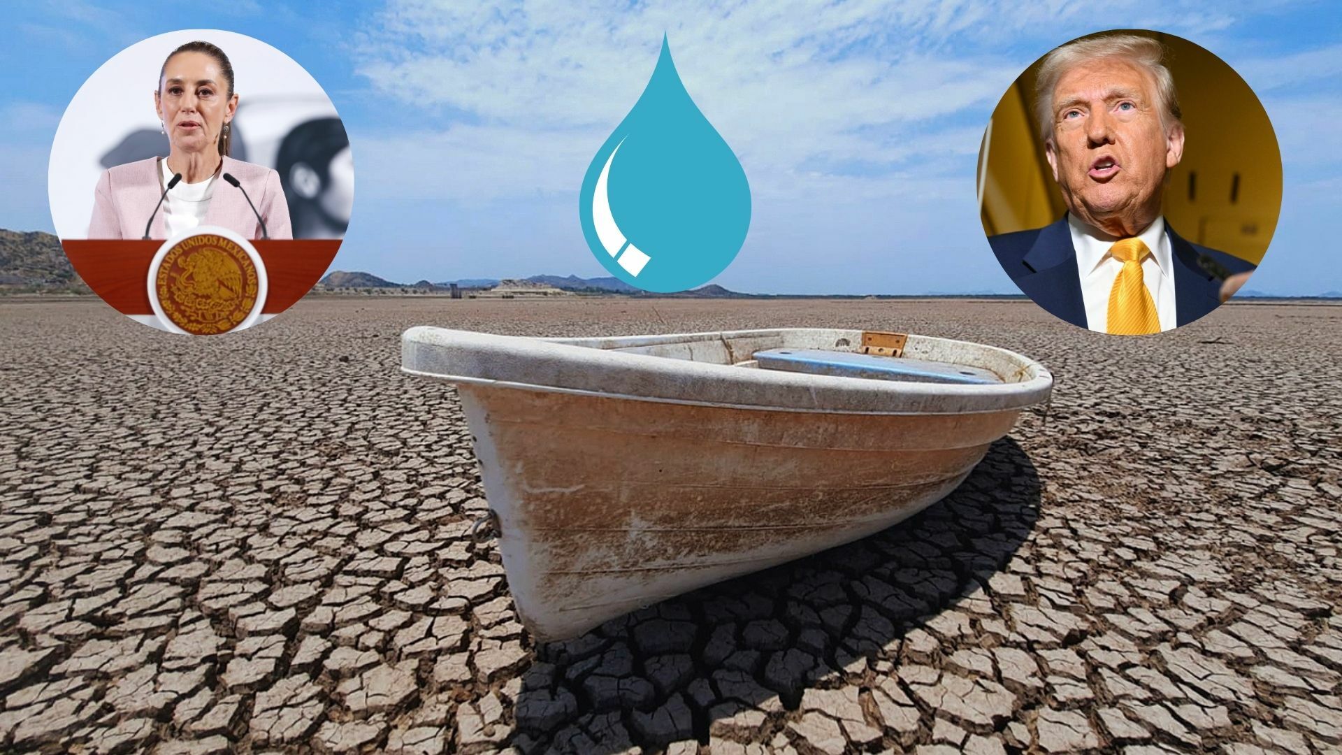 Ven avance en conflicto por agua, Sheinbaum promete entrega ante demandas de Trump. Noticias en tiempo real