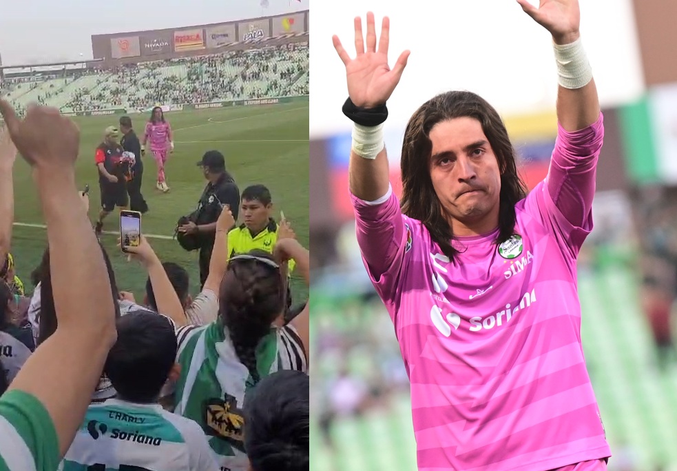 Carlos Acevedo, el único en recibir porras tras último juego del Santos | VIDEO. Noticias en tiempo real