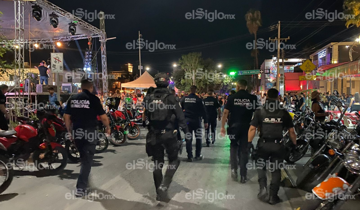 Dirección de Seguridad Pública supervisa la zona de bares de la ciudad. Noticias en tiempo real