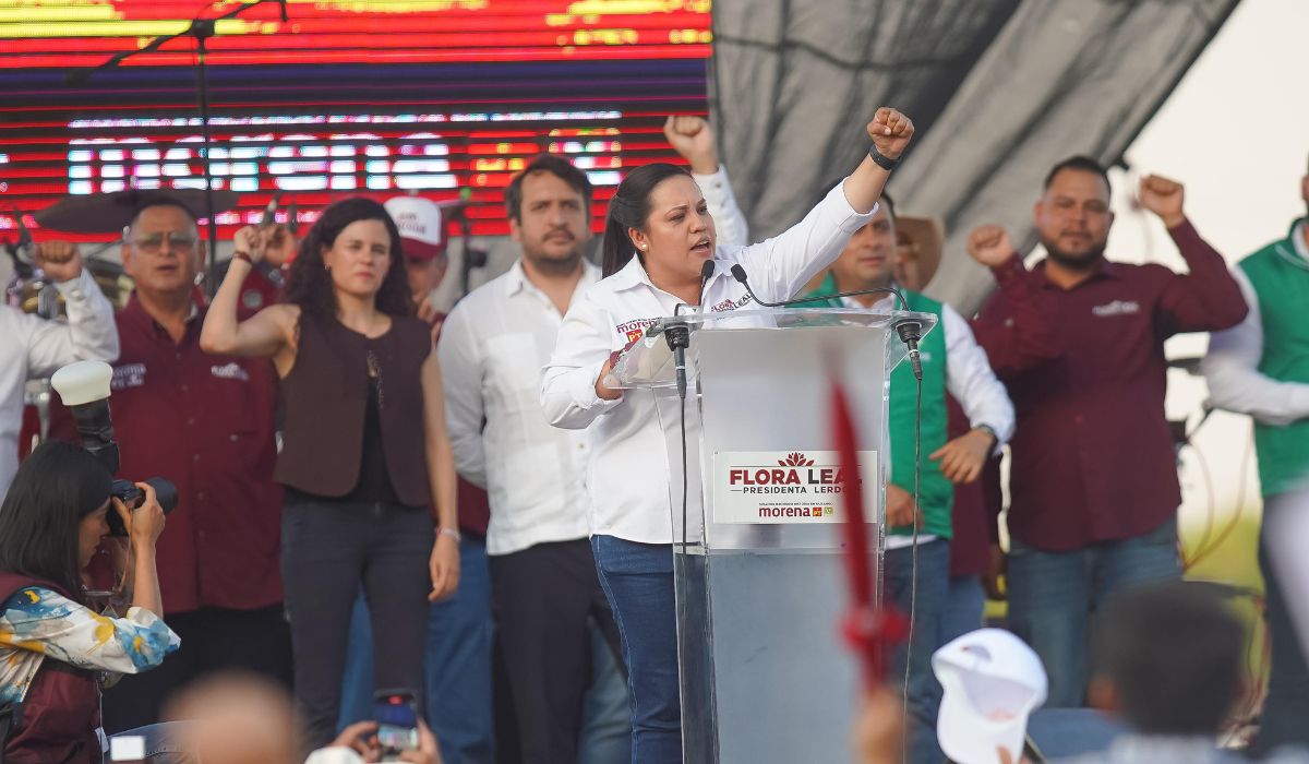 Flora Leal cierra campaña con respaldo de Morena . Noticias en tiempo real