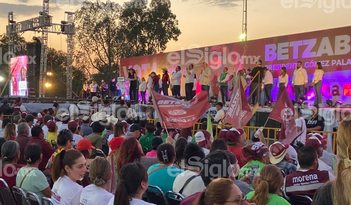 Betzabé Martínez cierra campaña ante cientos de simpatizantes. Noticias en tiempo real