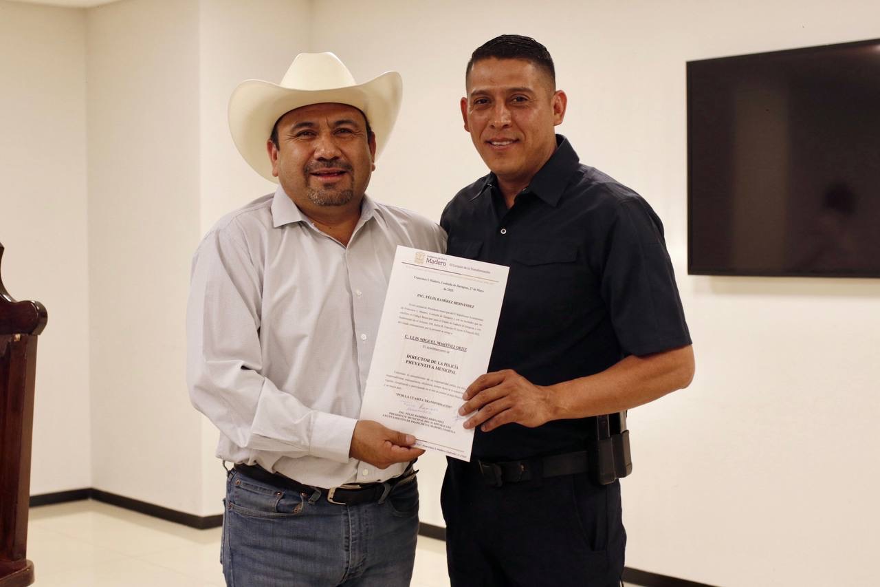 Nombran a nuevo director de la Policía en Francisco I Madero. Noticias en tiempo real