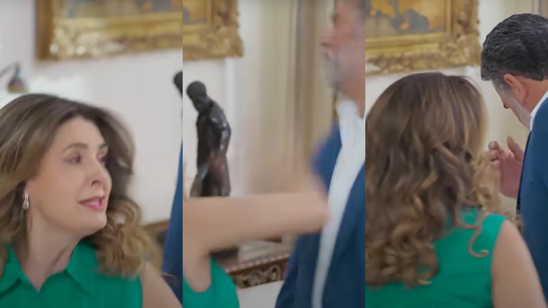 Cachetada de Mayrín Villanueva a Eduardo Santamarina se vuelve viral | Video . Noticias en tiempo real