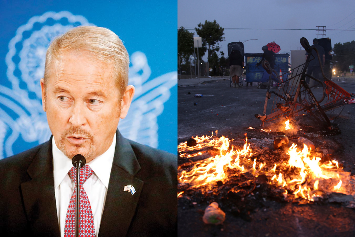 Embajador de Estados Unidos en México condena protestas en Los Ángeles y respalda redadas migratorias. Noticias en tiempo real
