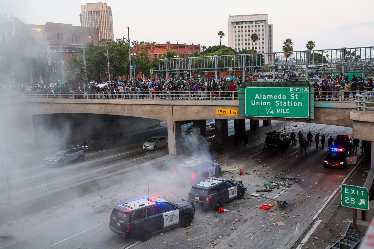 ¿Por qué iniciaron las protestas por migración en Los Ángeles este fin de semana?. Noticias en tiempo real