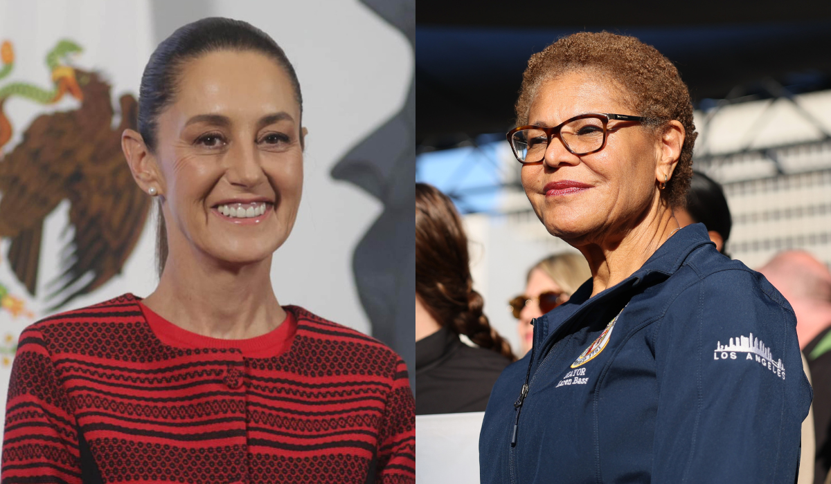 Karen Bass, alcaldesa de Los Ángeles, muestra su apoyo a Sheinbaum. Noticias en tiempo real