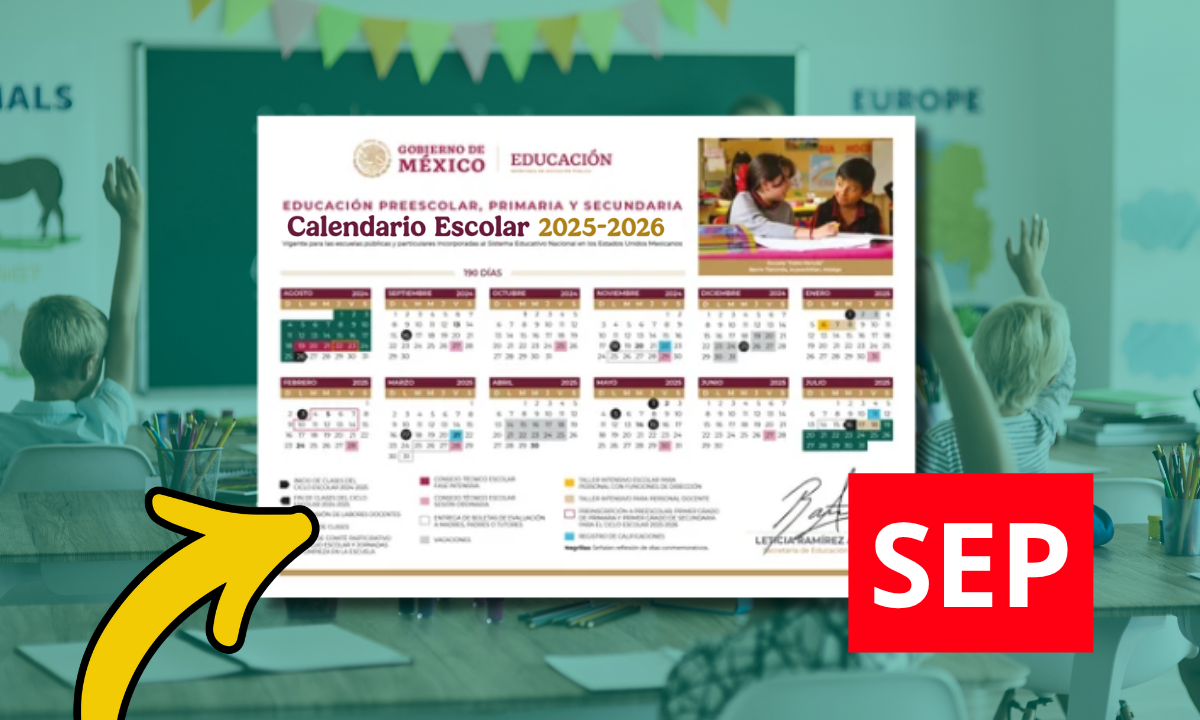 Ciclo escolar 2025-2026: Este es el nuevo calendario de la SEP. Noticias en tiempo real