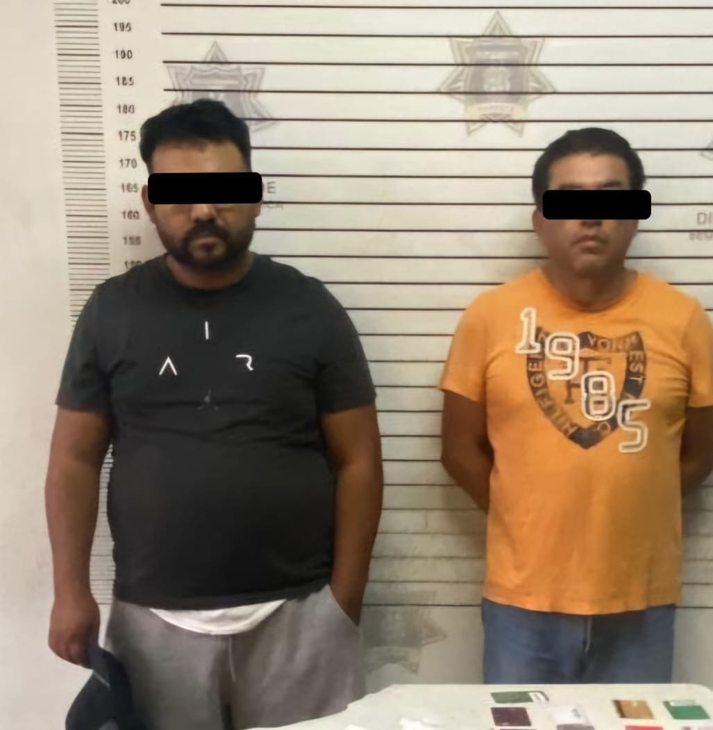 Detienen a dos 