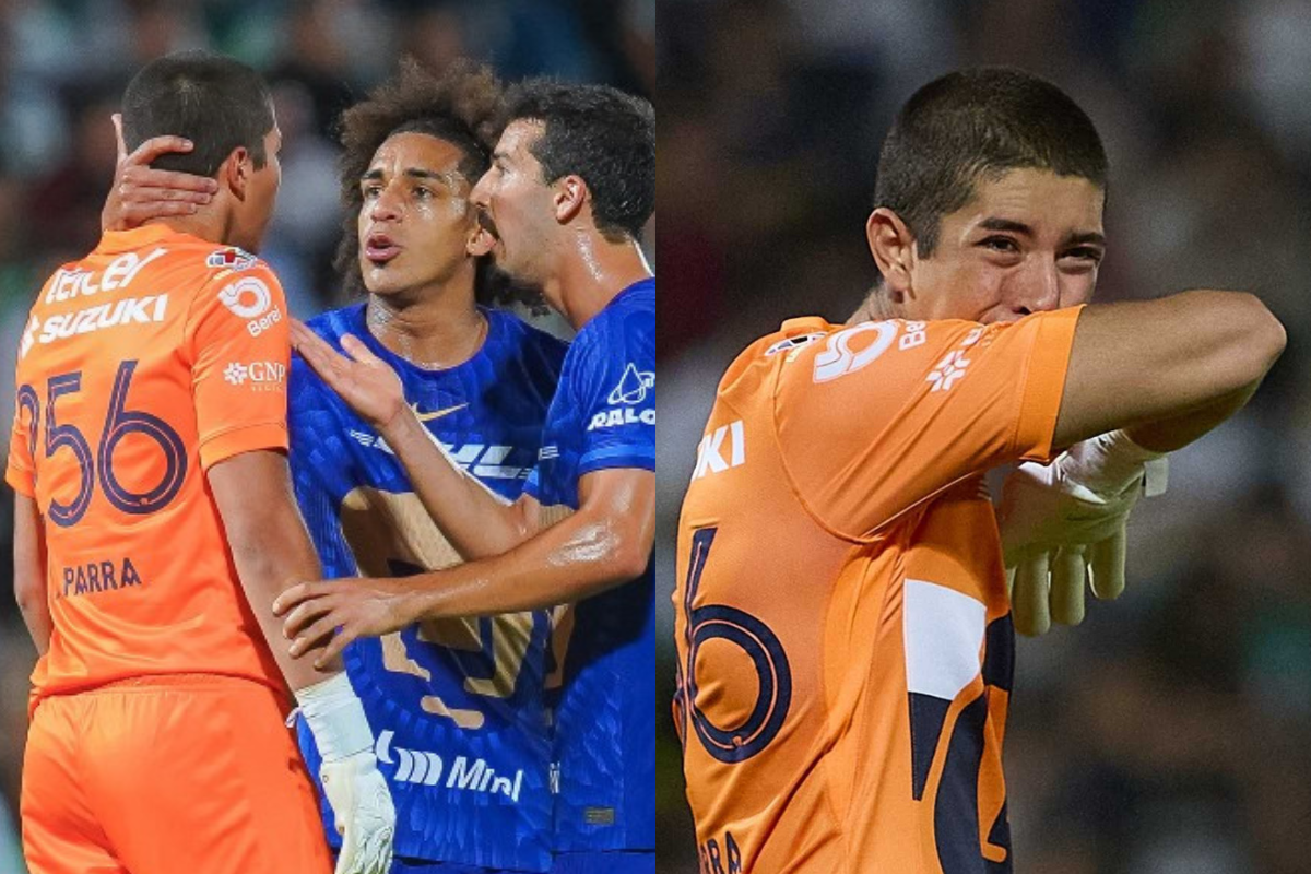 ¿Quién es Rodrigo Parra, joven portero de Pumas que lloró en su debut contra Santos Laguna?. Noticias en tiempo real