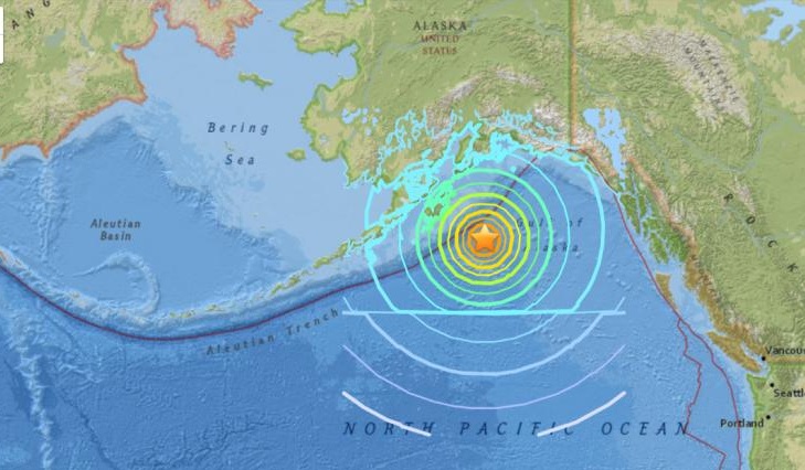 Sismo de magnitud 7.3 sacude a Alaska. Noticias en tiempo real