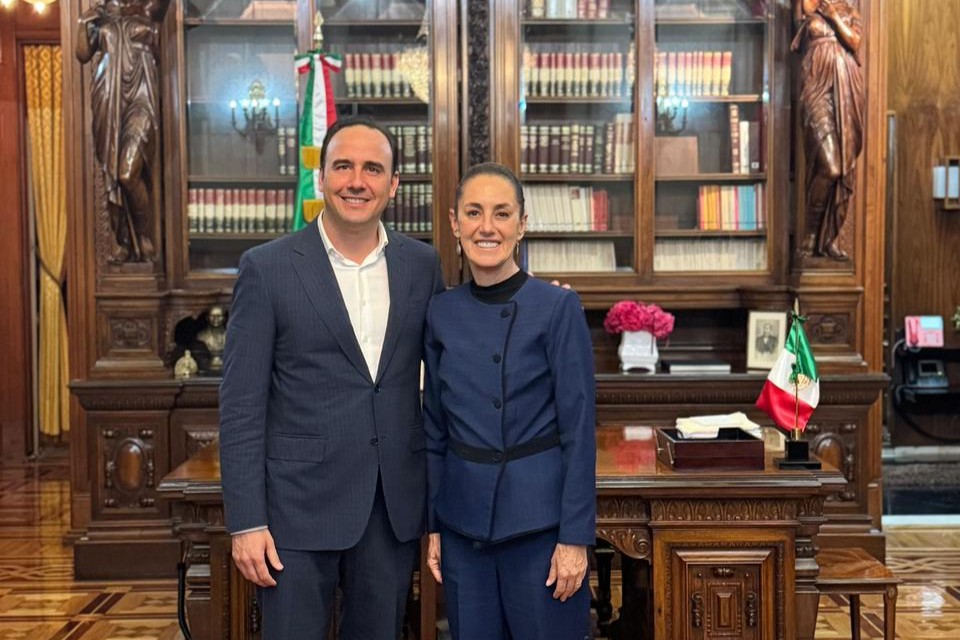 Claudia Sheinbaum y Manolo Jiménez acuerdan impulsar proyectos clave para Coahuila. Noticias en tiempo real