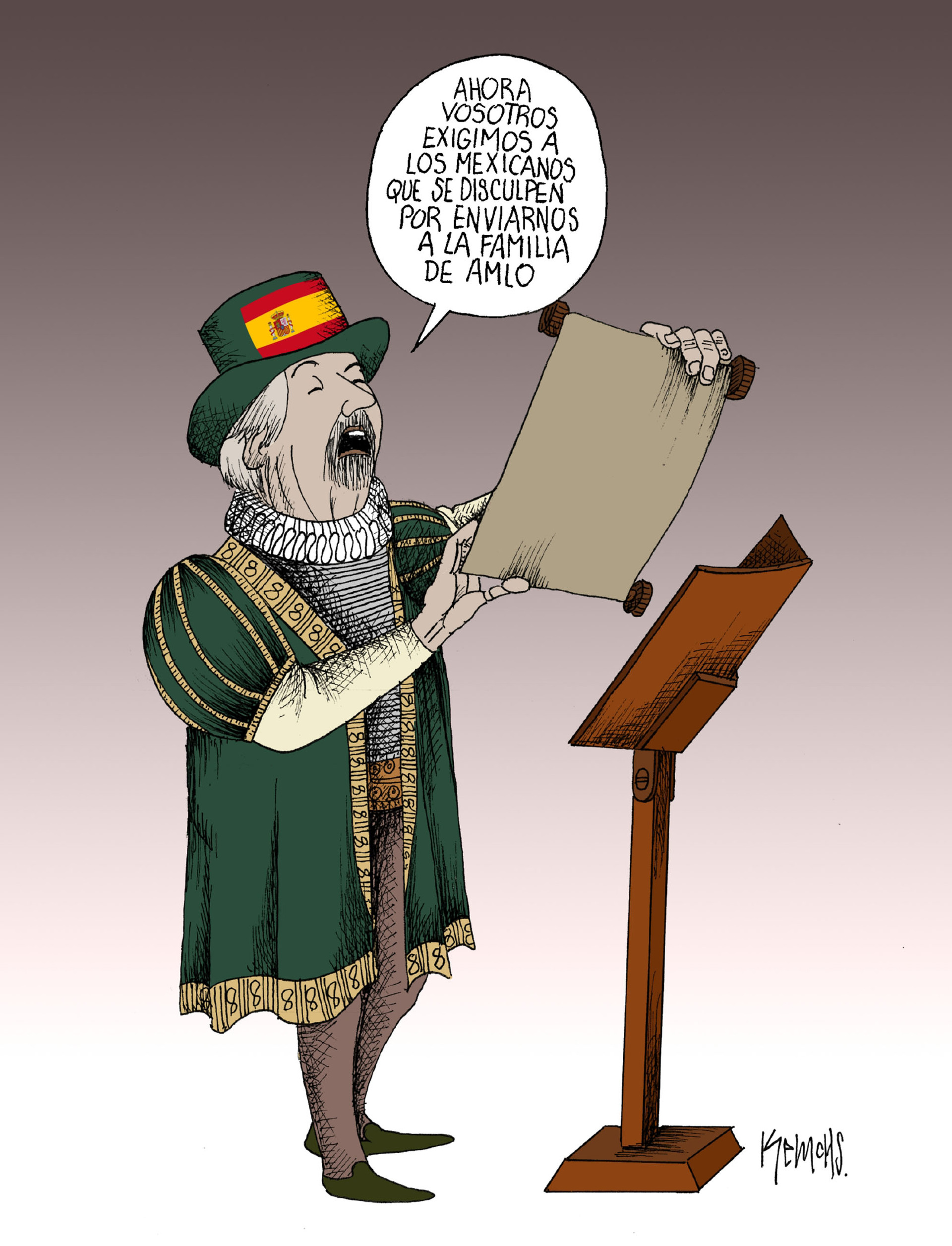 Cartón de Kemchs. Noticias en tiempo real