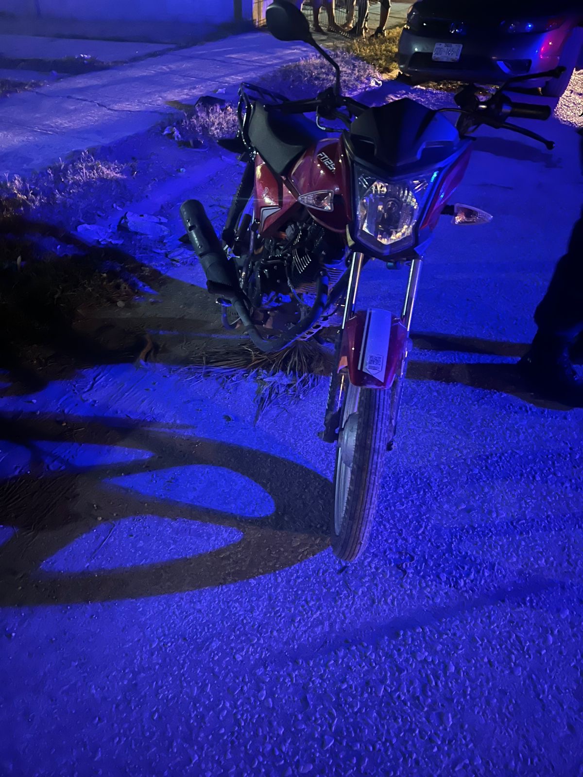 Abandonan moto tras accidente en Gómez Palacio . Noticias en tiempo real