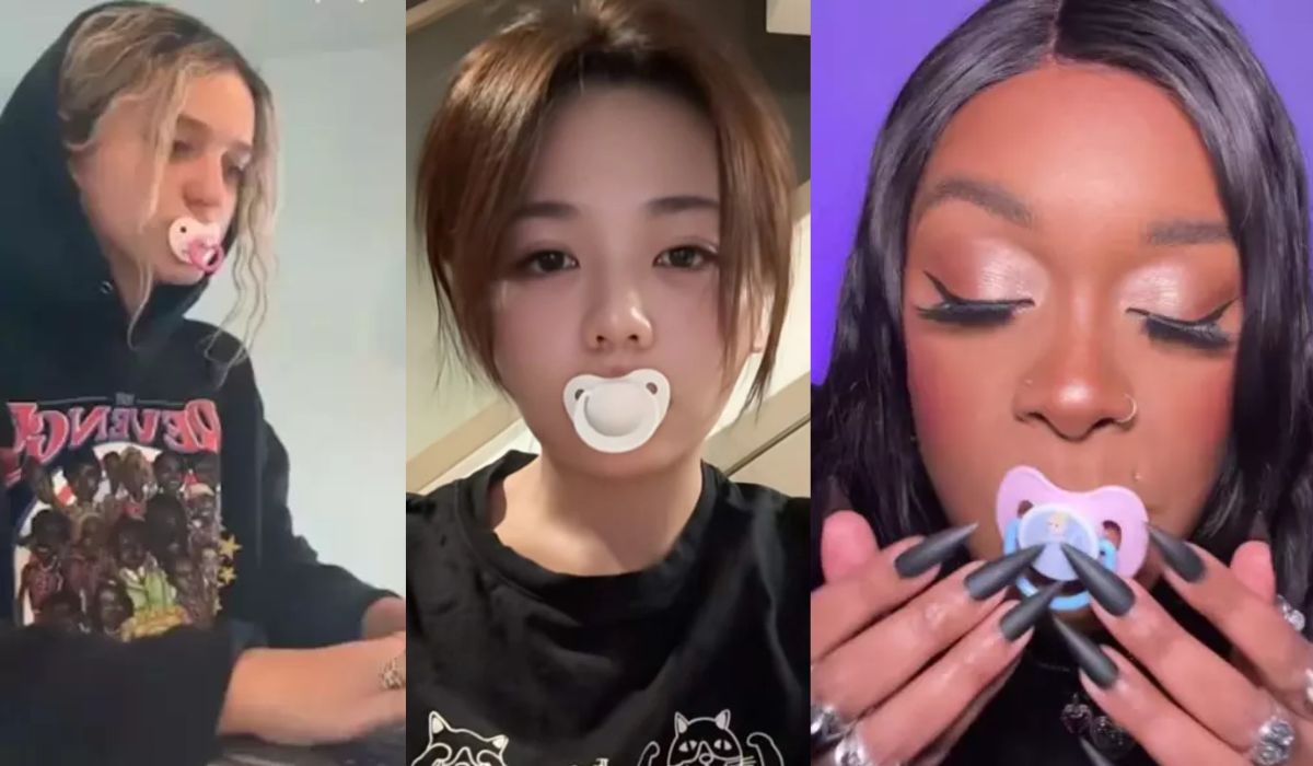 ¿Por qué adultos usan chupones? La nueva tendencia en redes sociales . Noticias en tiempo real