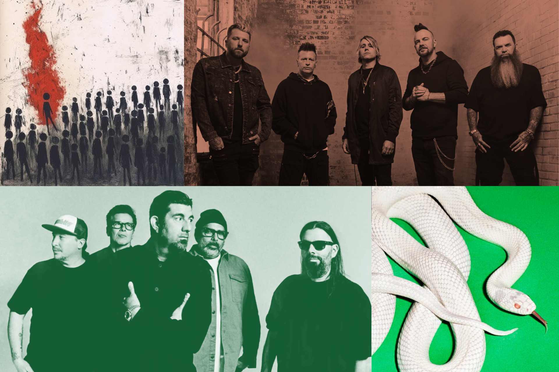 Grandes regresos para el Metal Alternativo: Deftones y Three Days Grace lanzan nuevos álbumes. Noticias en tiempo real