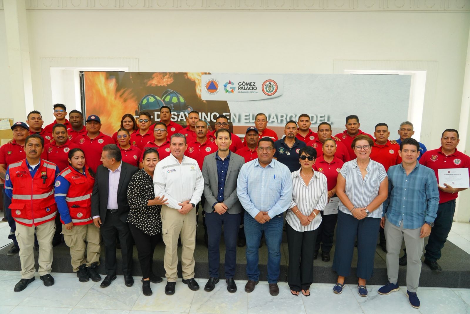 Celebran Día Nacional del Bombero en Gómez Palacio. Noticias en tiempo real