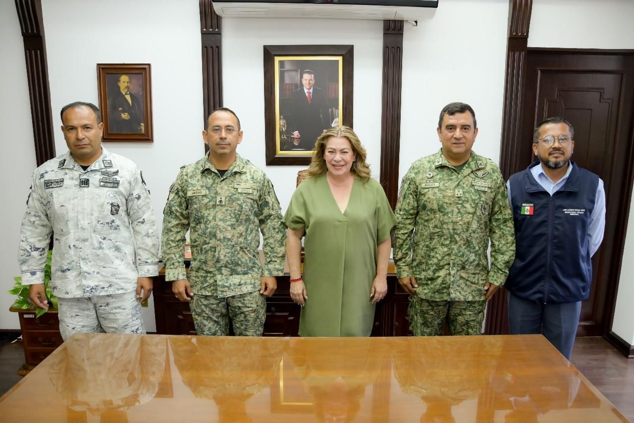 Leticia Herrera Ale, alcaldesa de Gómez Palacio, reconoce trabajo conjunto de fuerzas de seguridad. Noticias en tiempo real